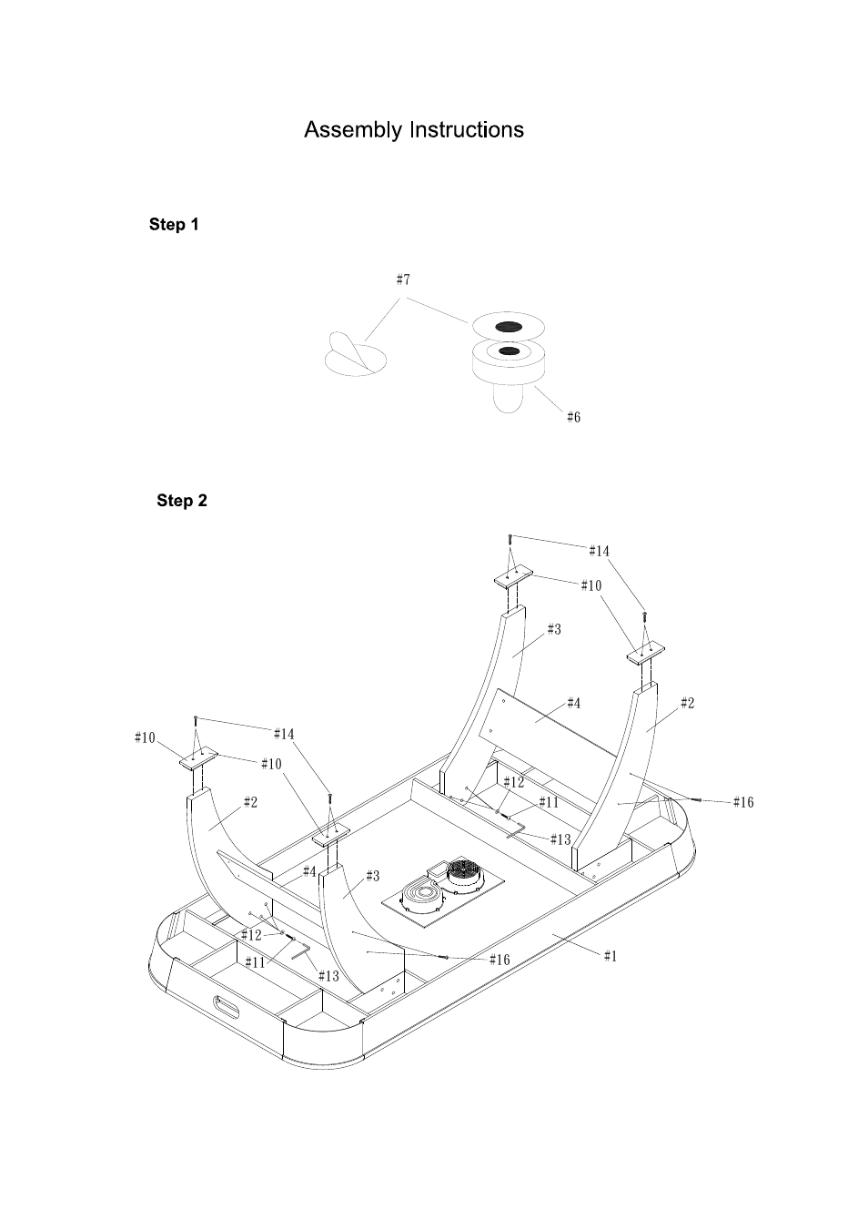 On the Edge Marketing Diamond Plate Hockey Table User Manual | Page 3 / 4