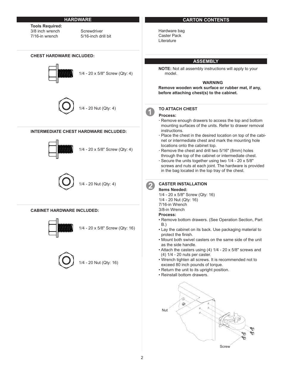 Waterloo F1878 User Manual | Page 2 / 16