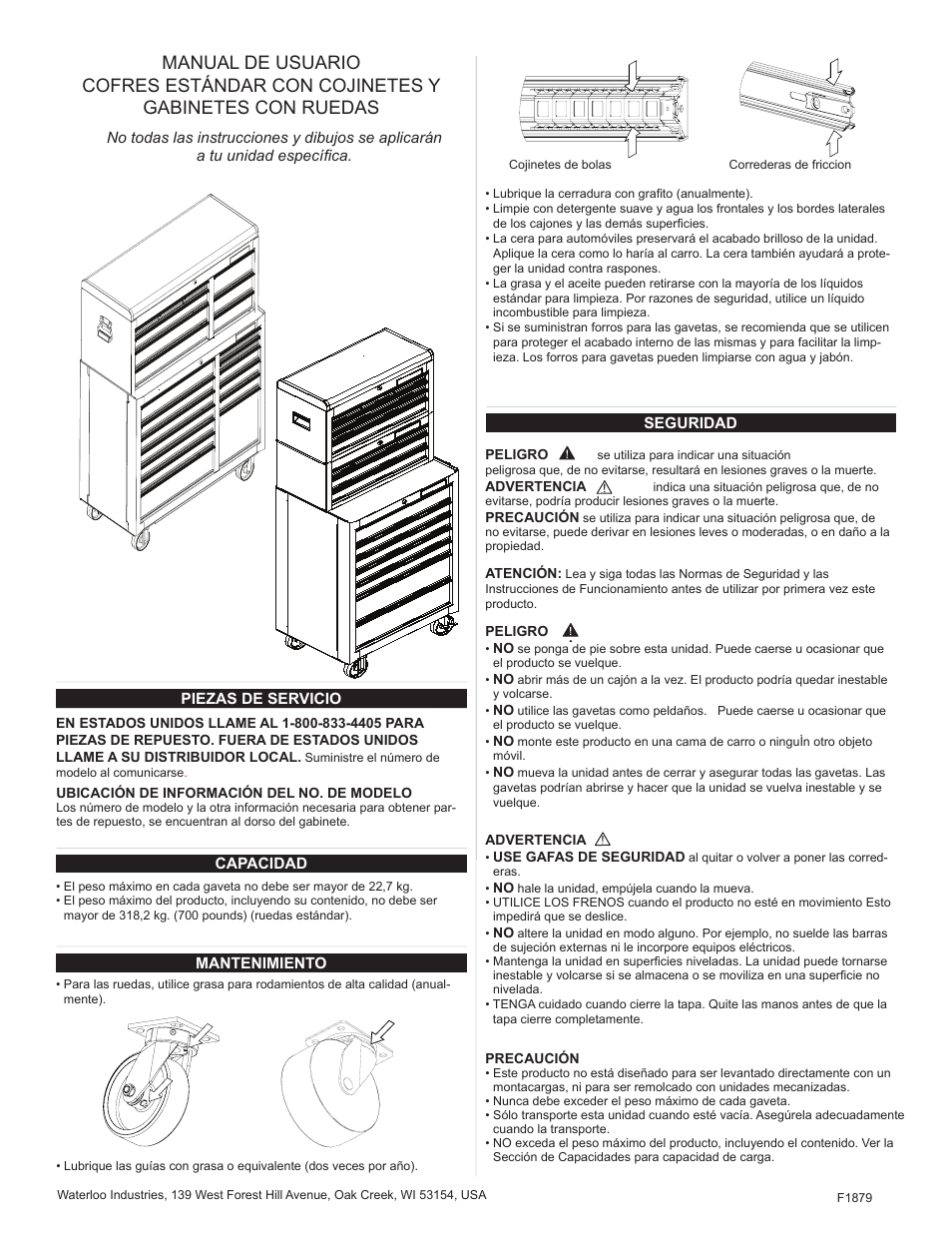 Waterloo F1879 User Manual | Page 6 / 20