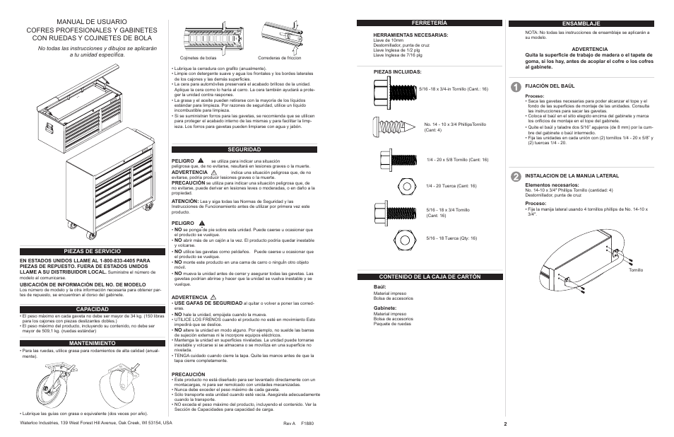 Waterloo F1880 User Manual | Page 4 / 11