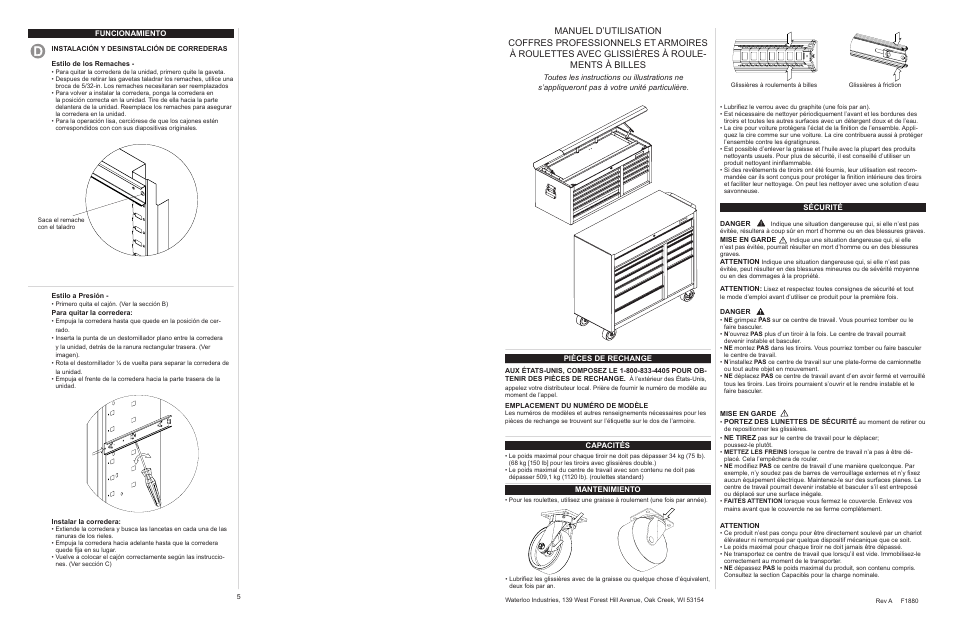 Waterloo F1880 User Manual | Page 6 / 11