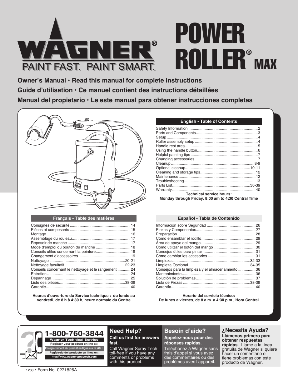 Wagner Power_Roller_Max User Manual | 40 pages