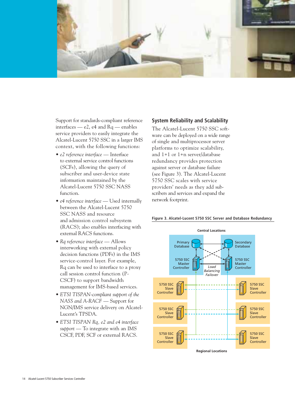 System reliability and scalability | Alcatel-Lucent 5750 SSC User Manual | Page 14 / 16