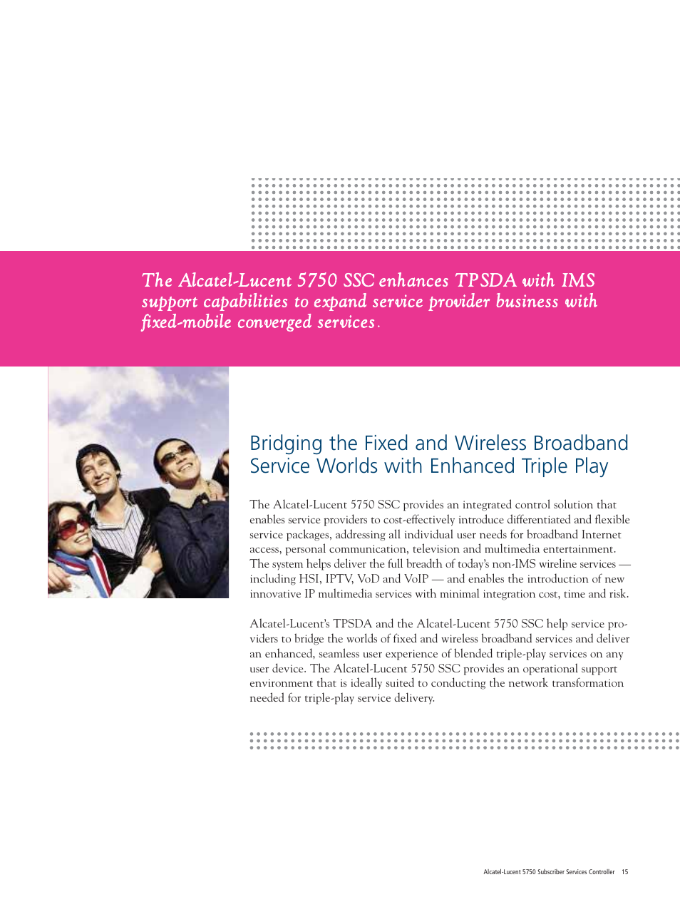 Alcatel-Lucent 5750 SSC User Manual | Page 15 / 16