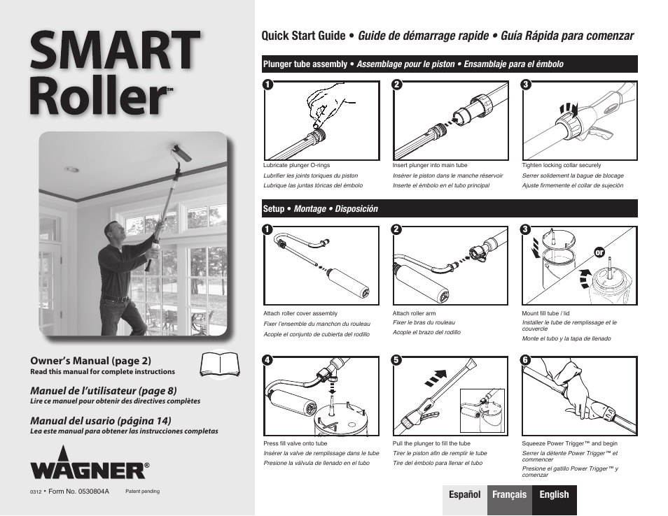 Wagner SMART Roller User Manual | 20 pages