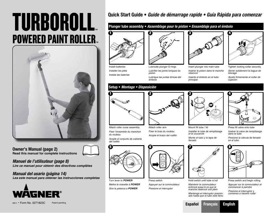 Wagner TurboRoll User Manual | 8 pages