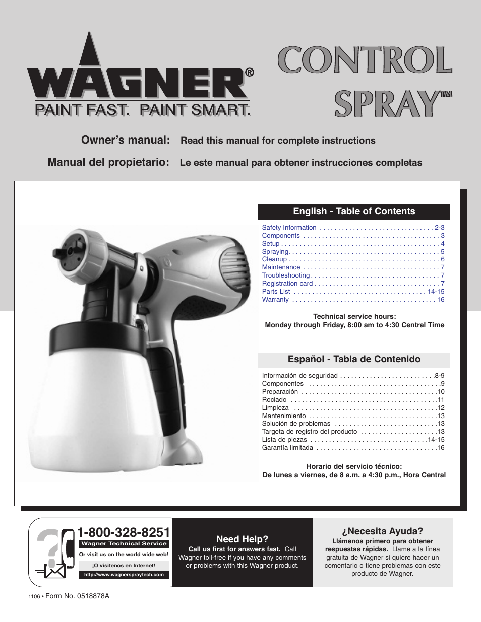 Wagner Control Spray User Manual | 10 pages