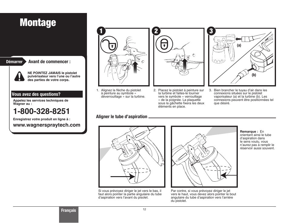 Montage | Wagner Control Spray Max User Manual | Page 12 / 28