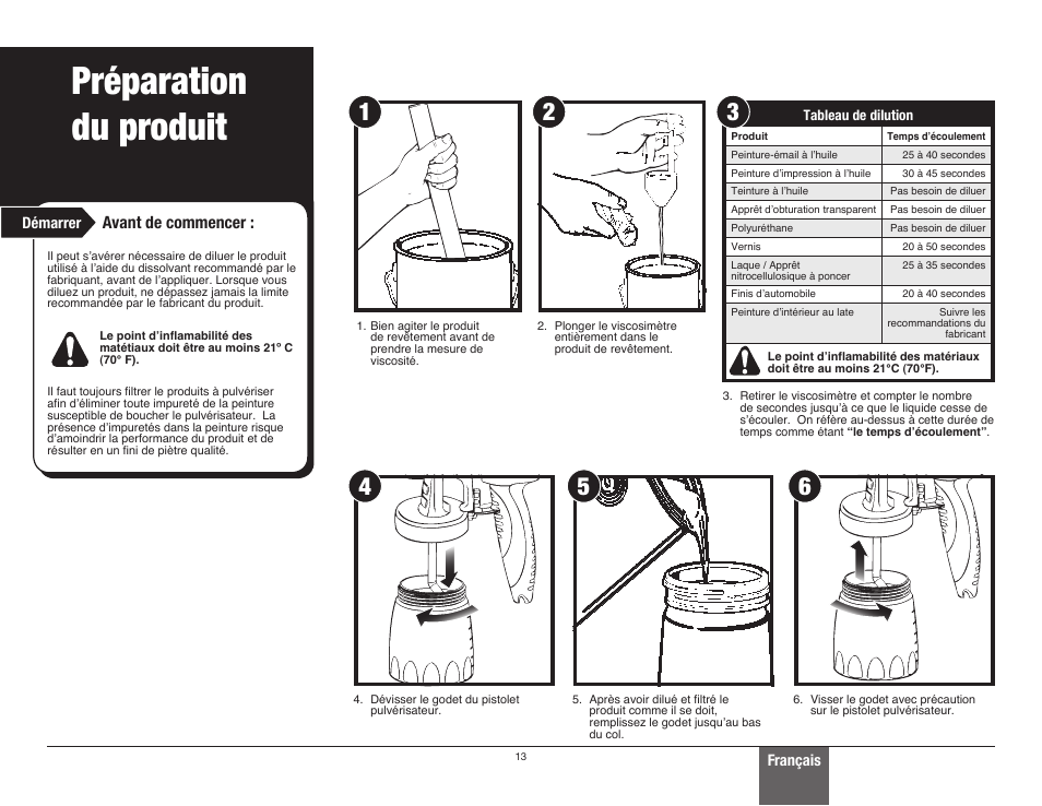 Préparation du produit | Wagner Control Spray Max User Manual | Page 13 / 28