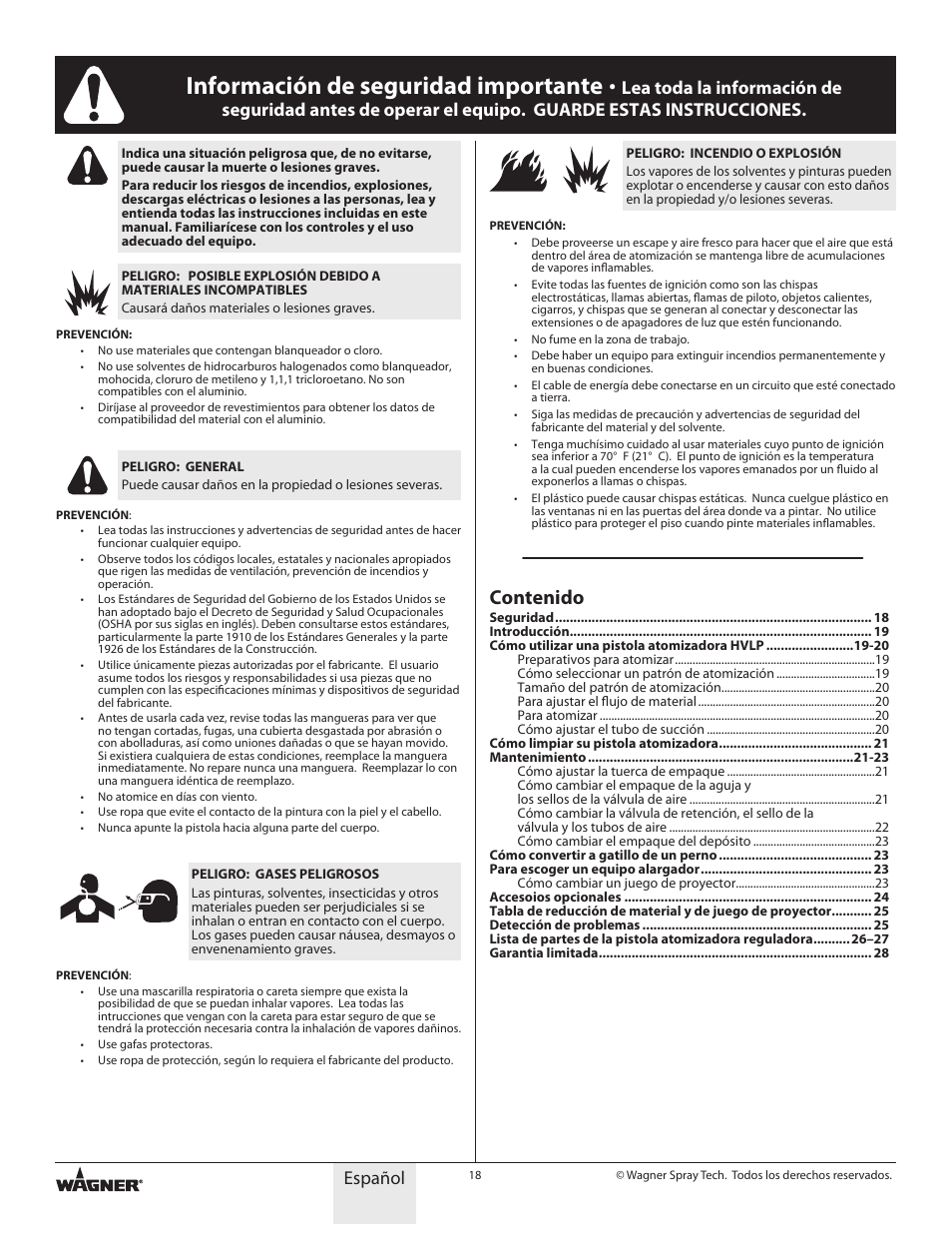 Wagner HVLP Conversion Gun User Manual | Page 18 / 28