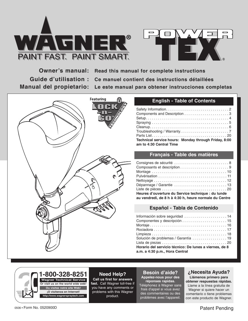 Wagner Power Tex User Manual | 20 pages