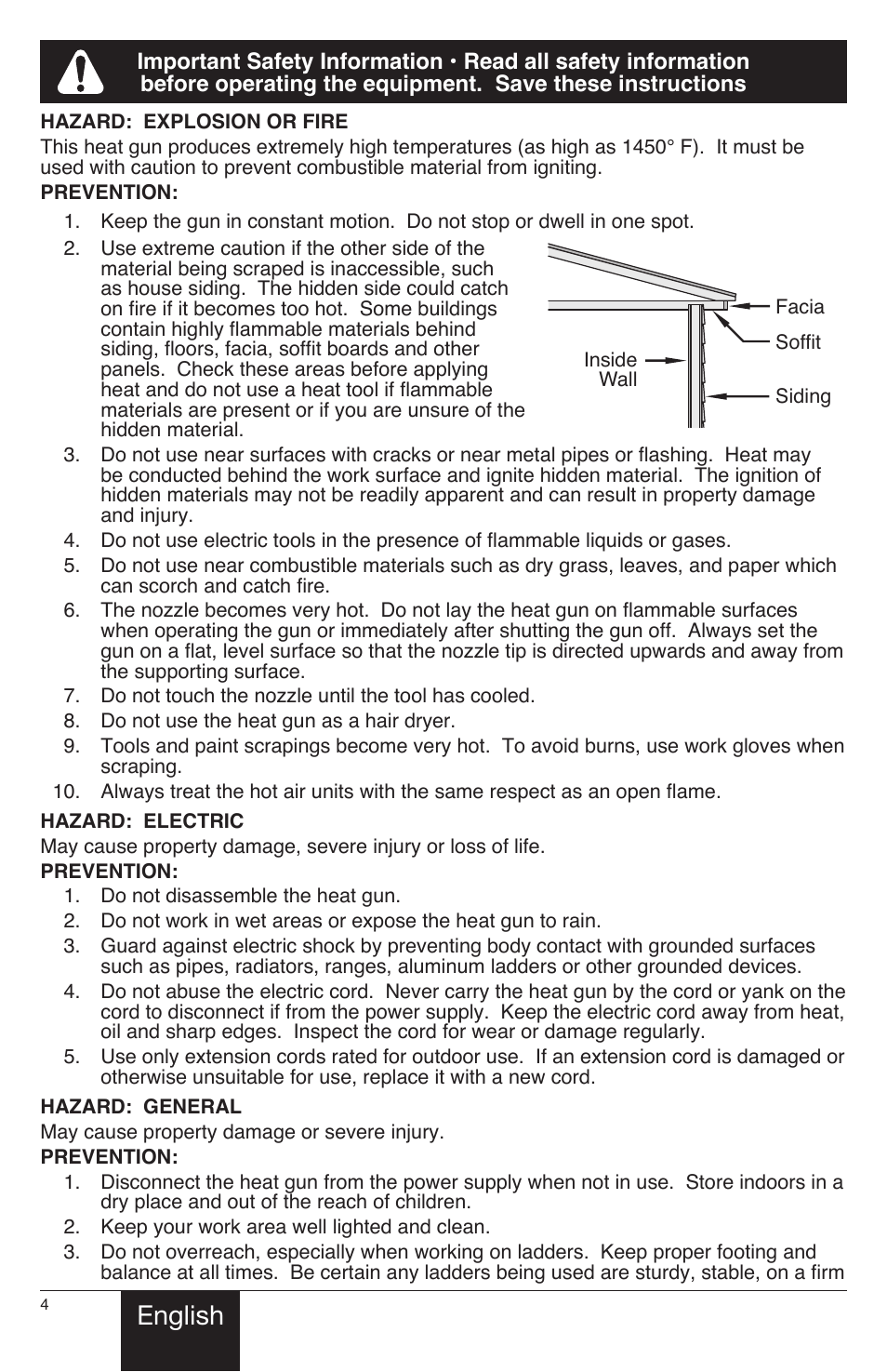 English | Wagner HT1000 User Manual | Page 4 / 28