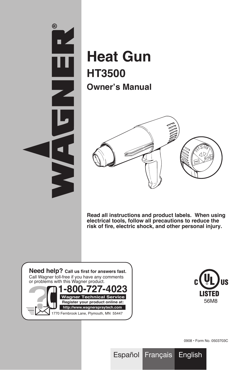 Wagner HT3500 User Manual | 32 pages