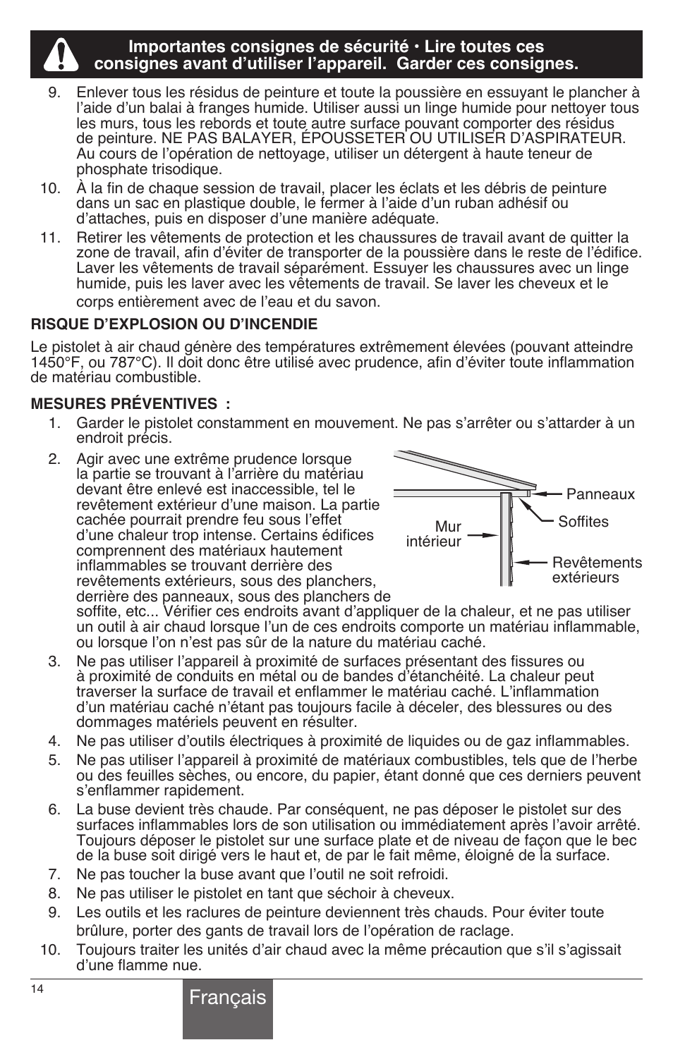 Français | Wagner HT3500 User Manual | Page 14 / 32