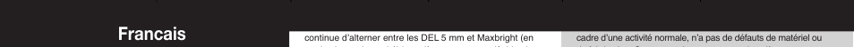 Francais | Princeton Tec REMIX User Manual | Page 3 / 3
