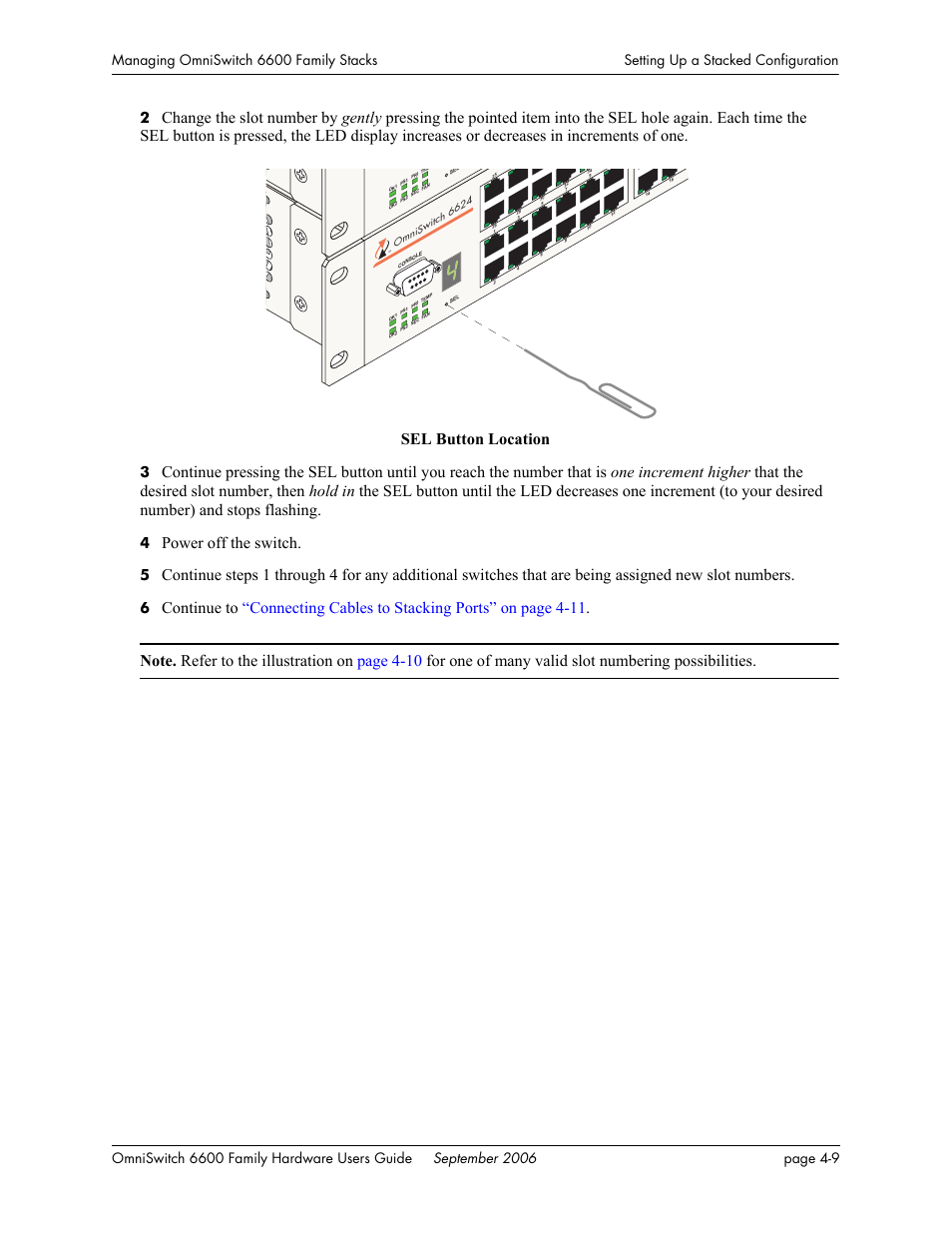 Power off the switch | Alcatel-Lucent Omni 6600 User Manual | Page 117 / 144