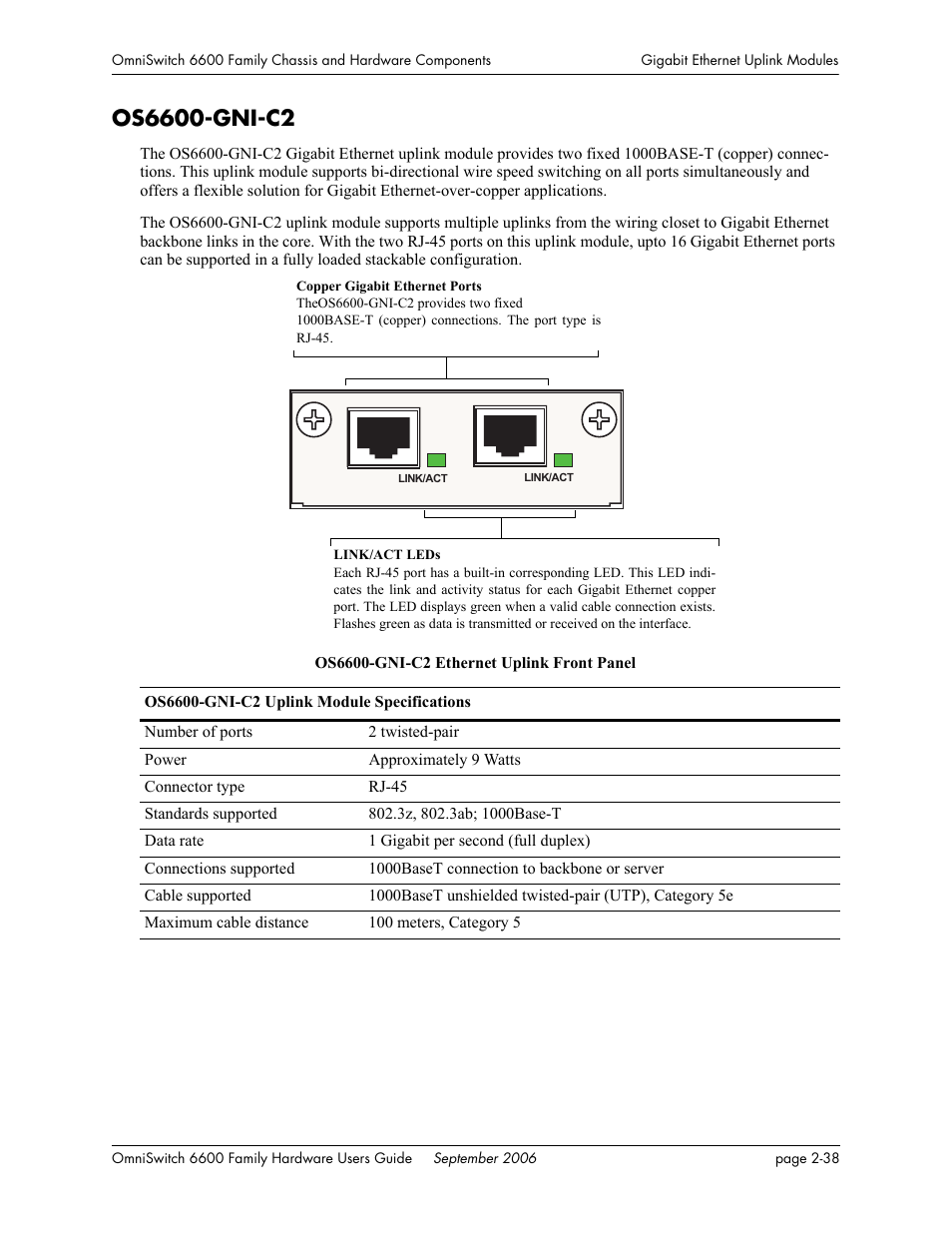 Os6600-gni-c2, Os6600-gni-c2 -38 | Alcatel-Lucent Omni 6600 User Manual | Page 62 / 144