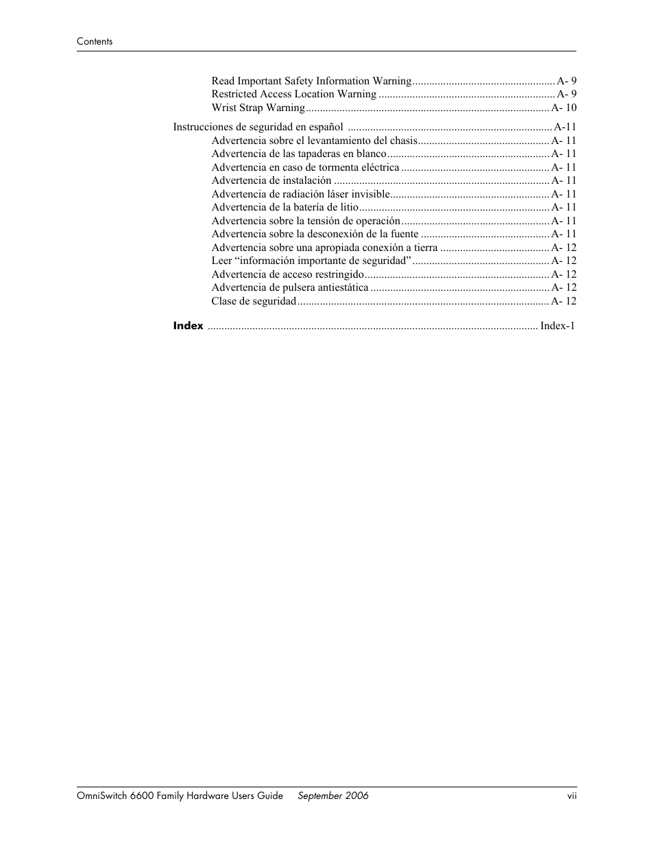 Alcatel-Lucent Omni 6600 User Manual | Page 7 / 144