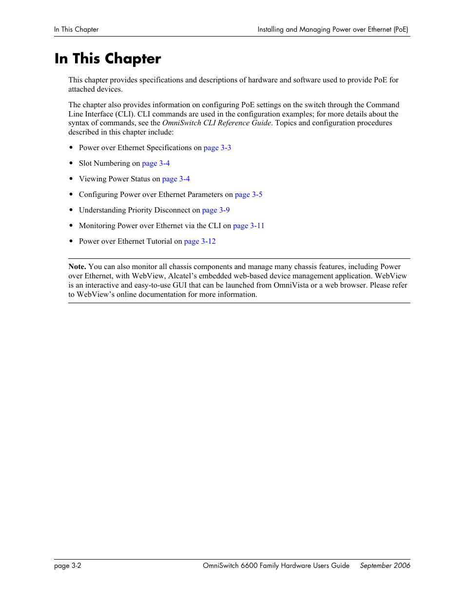 In this chapter, In this chapter -2 | Alcatel-Lucent Omni 6600 User Manual | Page 98 / 144