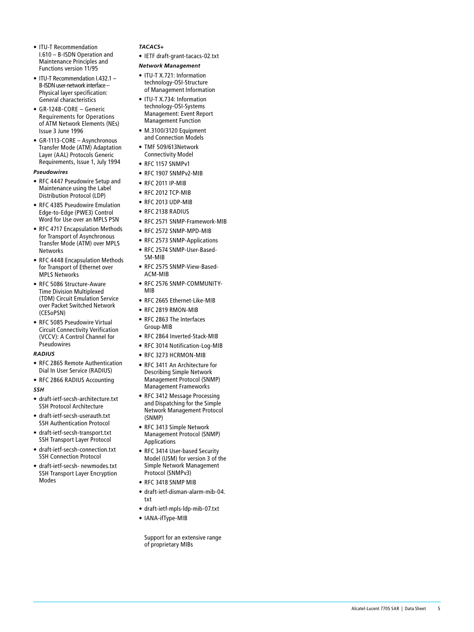 Alcatel-Lucent 7705 SAR User Manual | Page 5 / 6