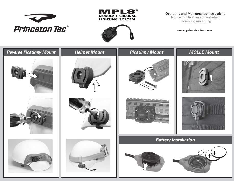 Princeton Tec POINT - MPLS User Manual | 2 pages