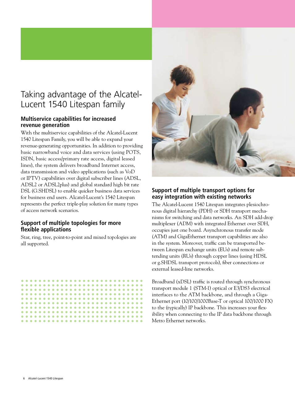 Alcatel-Lucent Litespan 1540 User Manual | Page 6 / 12