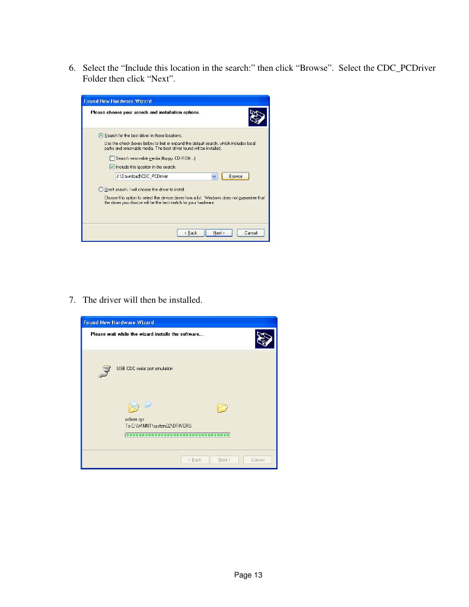 Clary SP1250 LE User Manual | Page 13 / 21