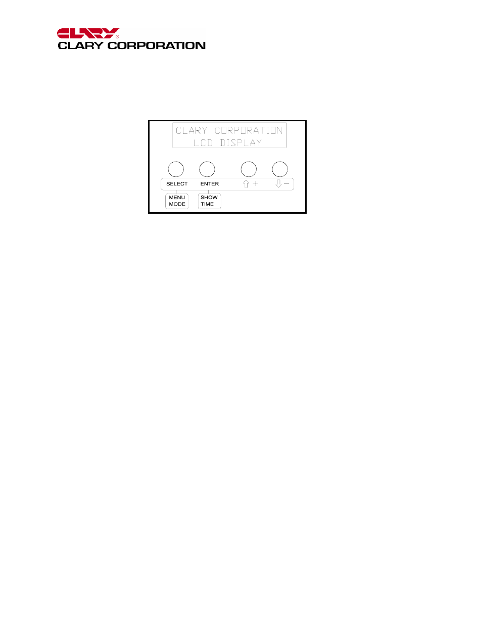 4 programmable lcd display, 1 introduction | Clary SP Series-Model PD User Manual | Page 27 / 47