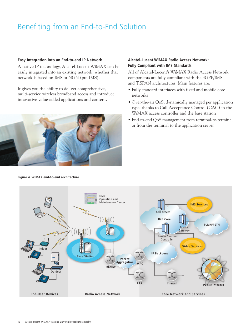 Benefiting from an end-to-end solution | Alcatel-Lucent WiMAX User Manual | Page 10 / 12