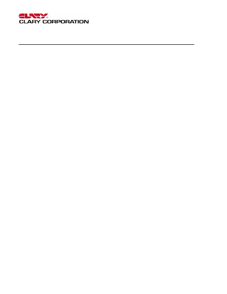 Clary CT Series User Manual | Page 2 / 18