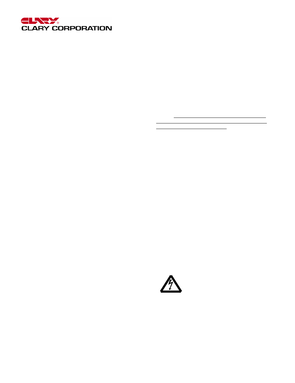 Clary CT Series User Manual | Page 9 / 18