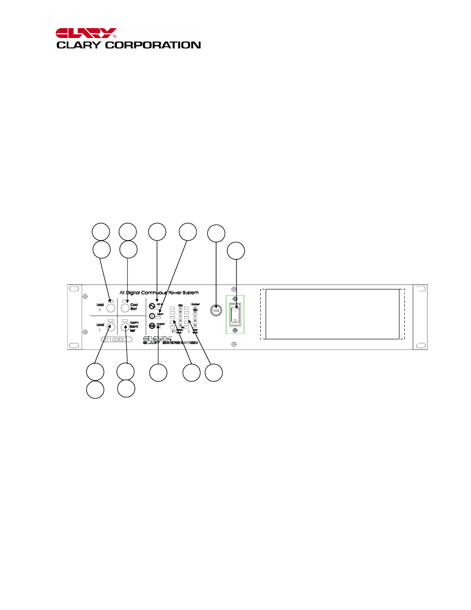 Physical description | Clary DT Series ET User Manual | Page 7 / 16