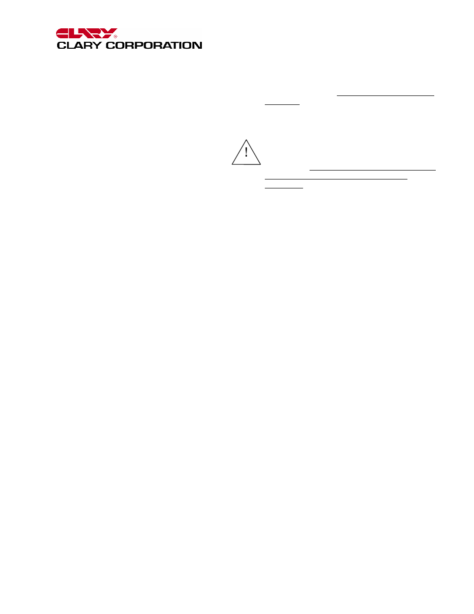 Clary GT Series User Manual | Page 6 / 19