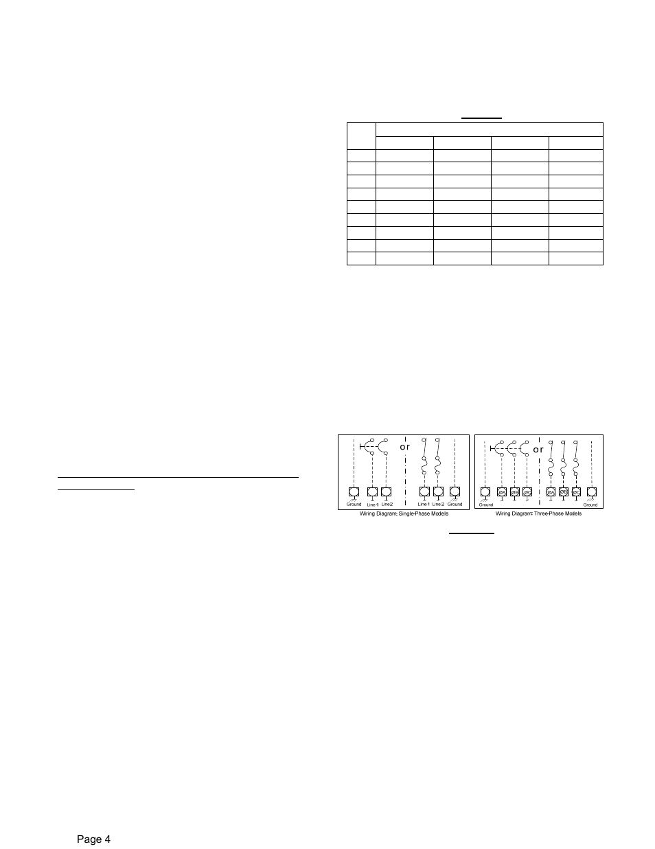 Coates PHS SERIES 54 & 480V THREE PHASE User Manual | Page 4 / 16