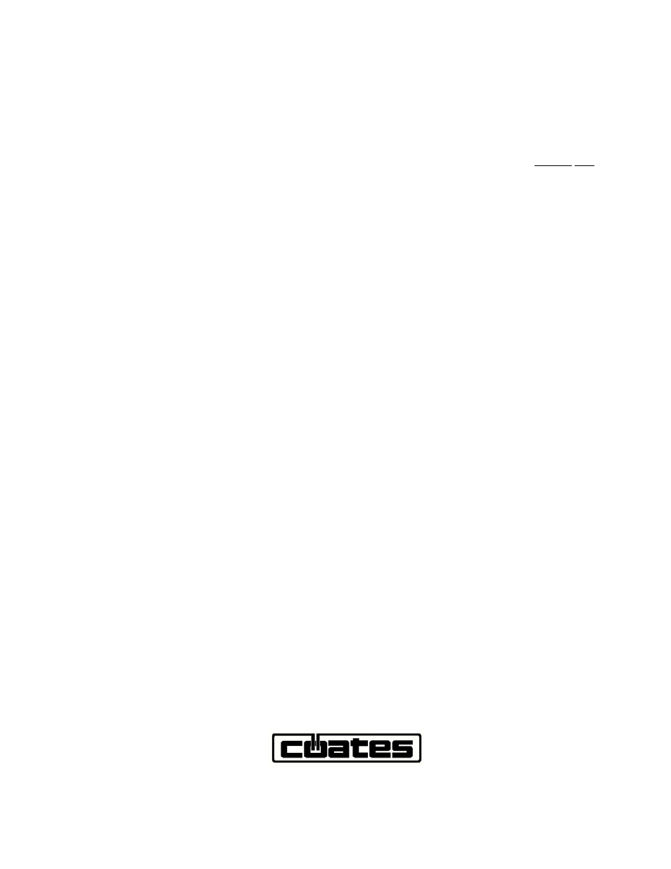 Limited warranty, Limited warranty does not cover | Coates ST SERIES 5.5 & 11kW 240V SINGLE PHASE User Manual | Page 8 / 8