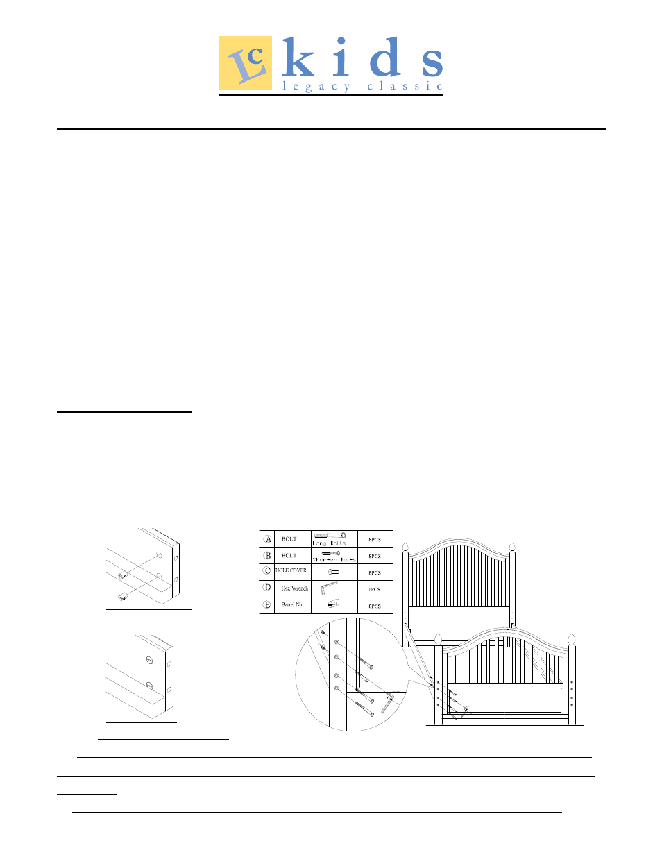 Legacy Classic Furniture Panel Bed Full 2970-4104K User Manual | 2 pages