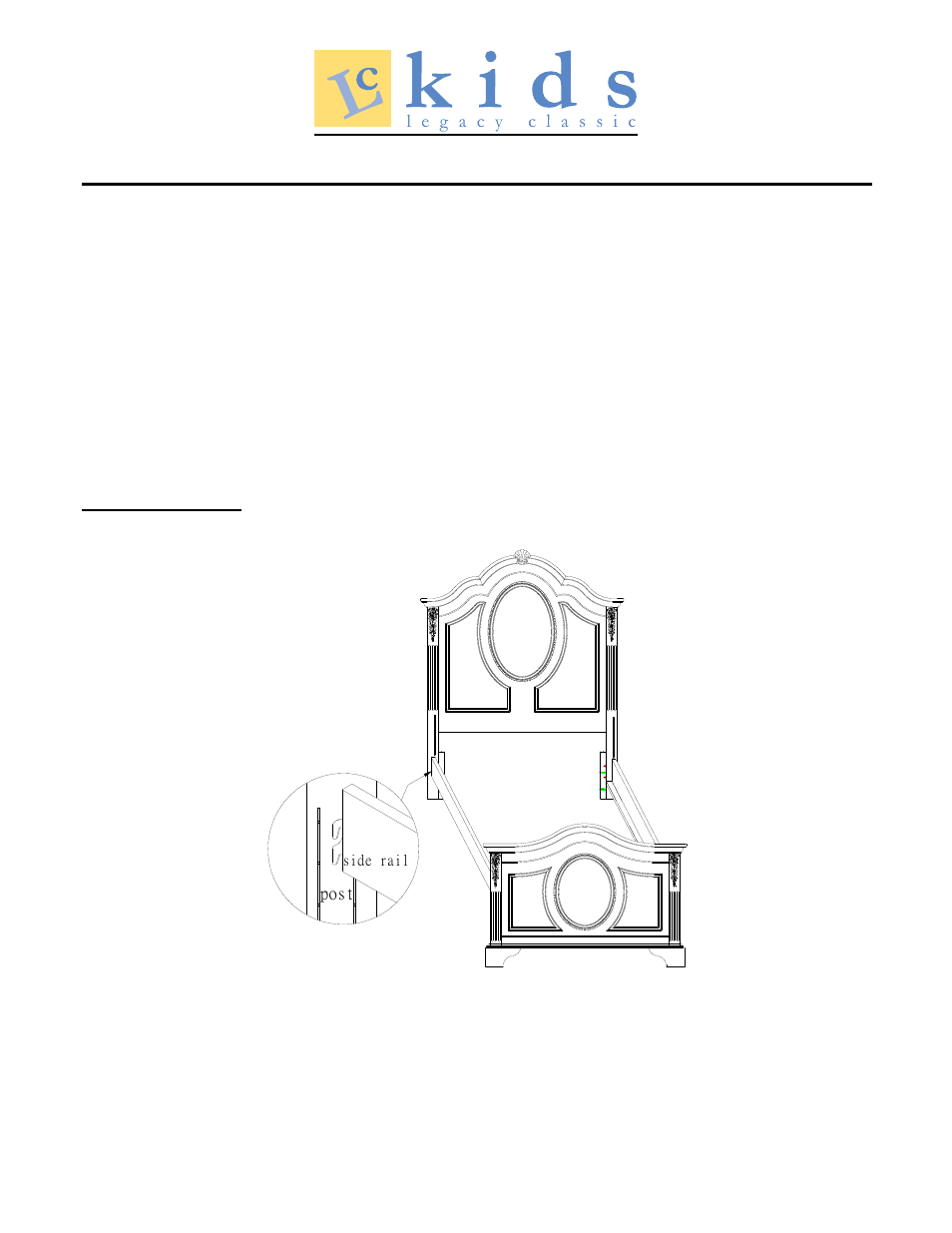 Legacy Classic Furniture Panel Bed Full 4/6 User Manual | 2 pages