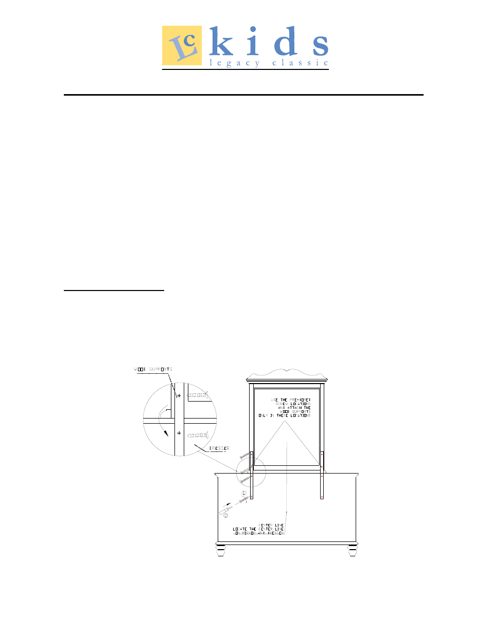 Legacy Classic Furniture Dresser with Mirror 2970-1100-0100 User Manual | 1 page