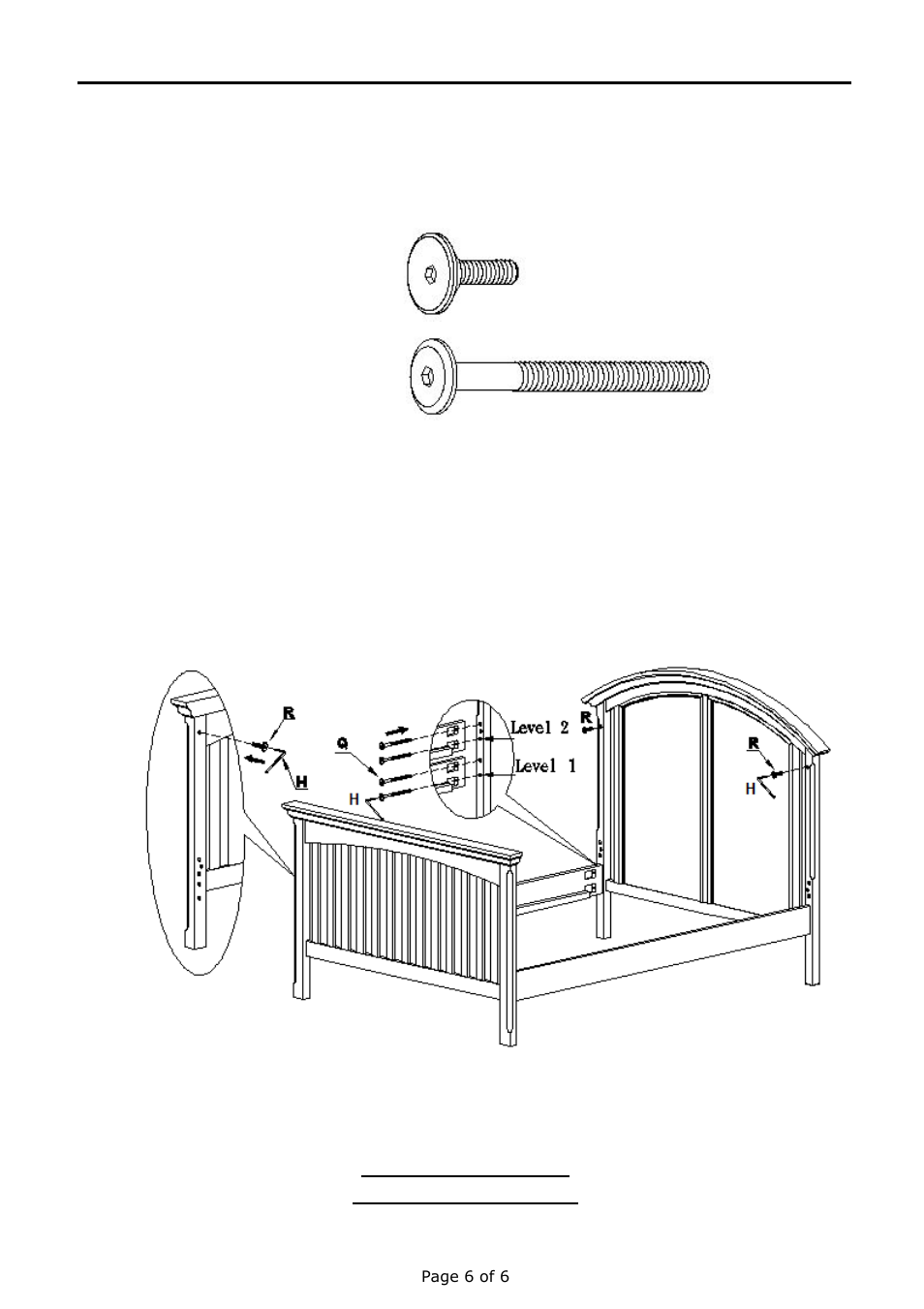 Legacy Classic Furniture Nursery Stage 4 Bed Rails 490-8930C User Manual | Page 6 / 6