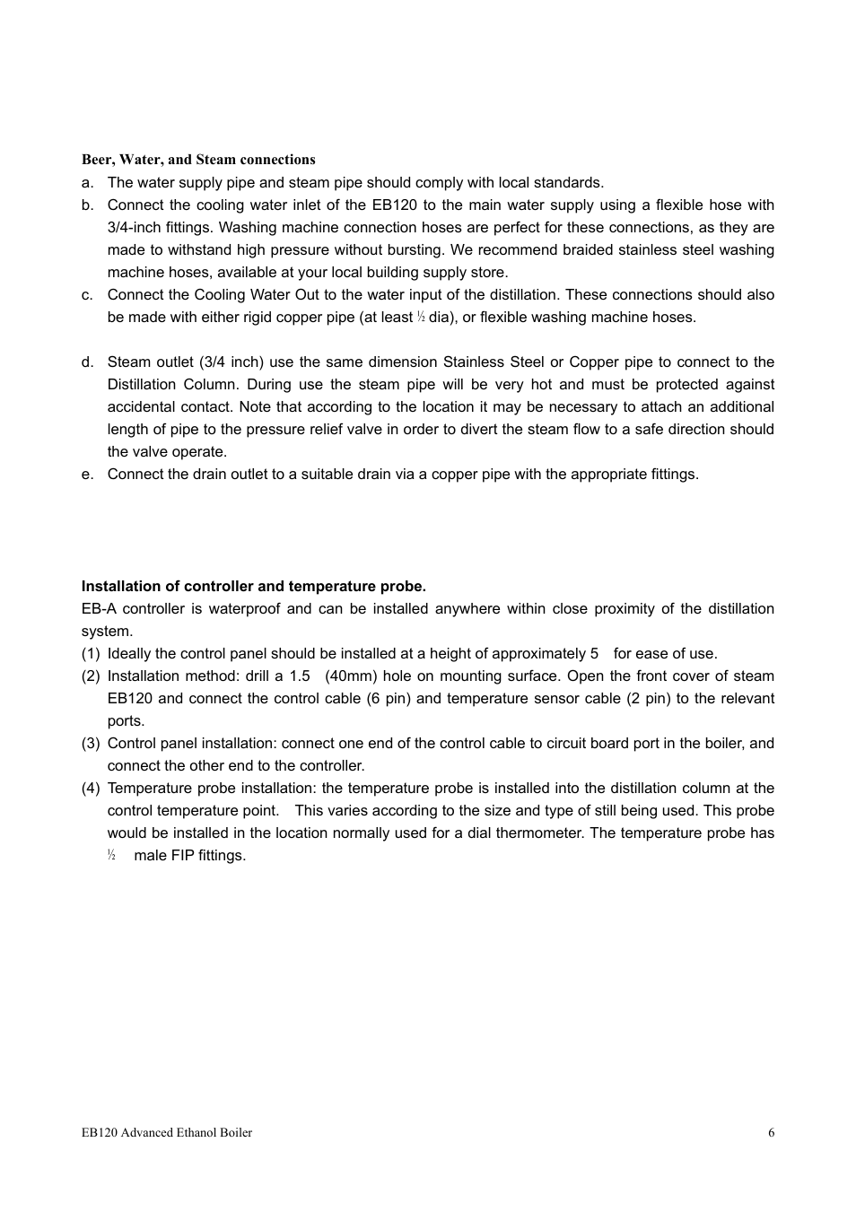 Allard EB120 User Manual | Page 6 / 12