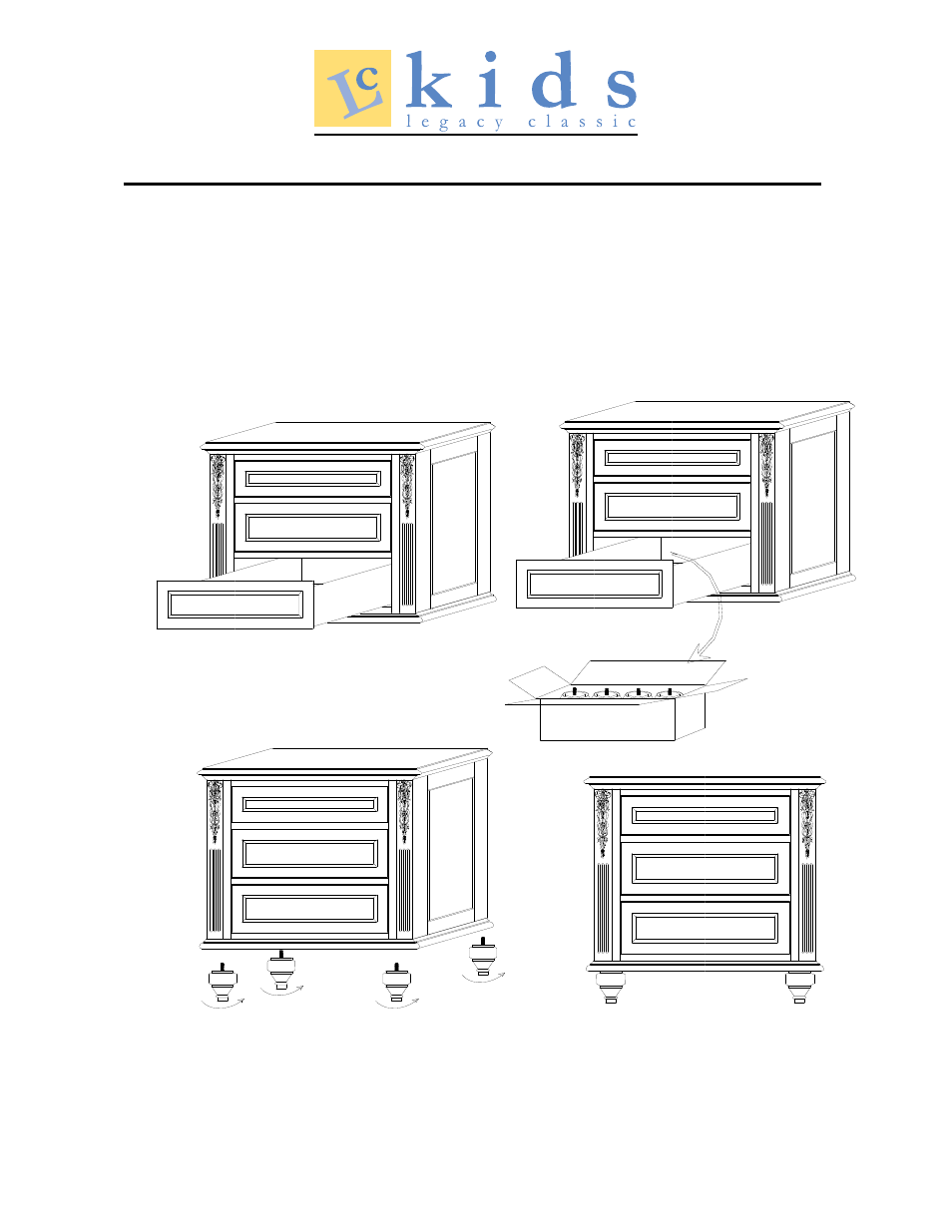 Legacy Classic Furniture Dresser with Vertical Mirror 490-1100C-0100C User Manual | Page 2 / 2