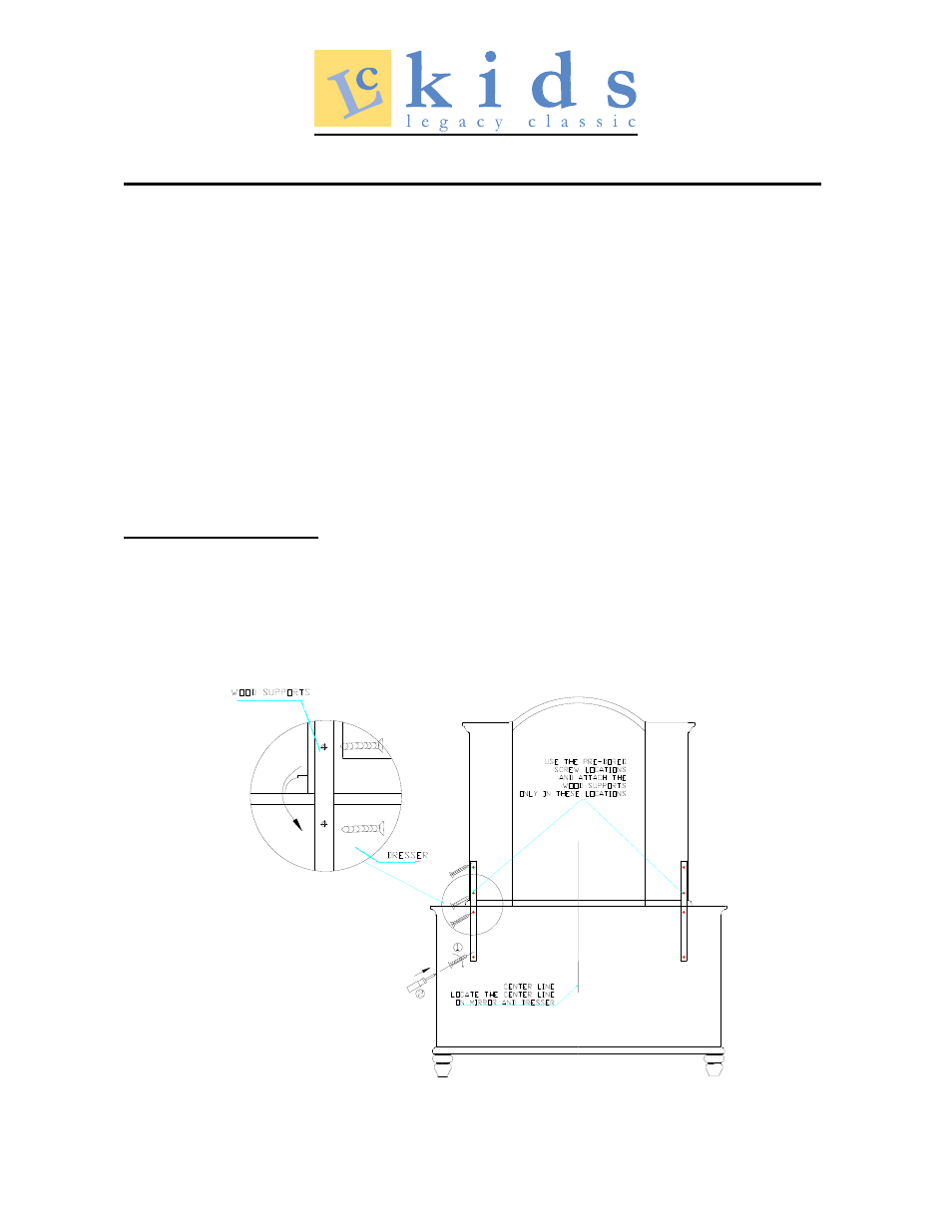 Legacy Classic Furniture Dresser with Photo Mirror 481-1100C-0300C User Manual | 2 pages
