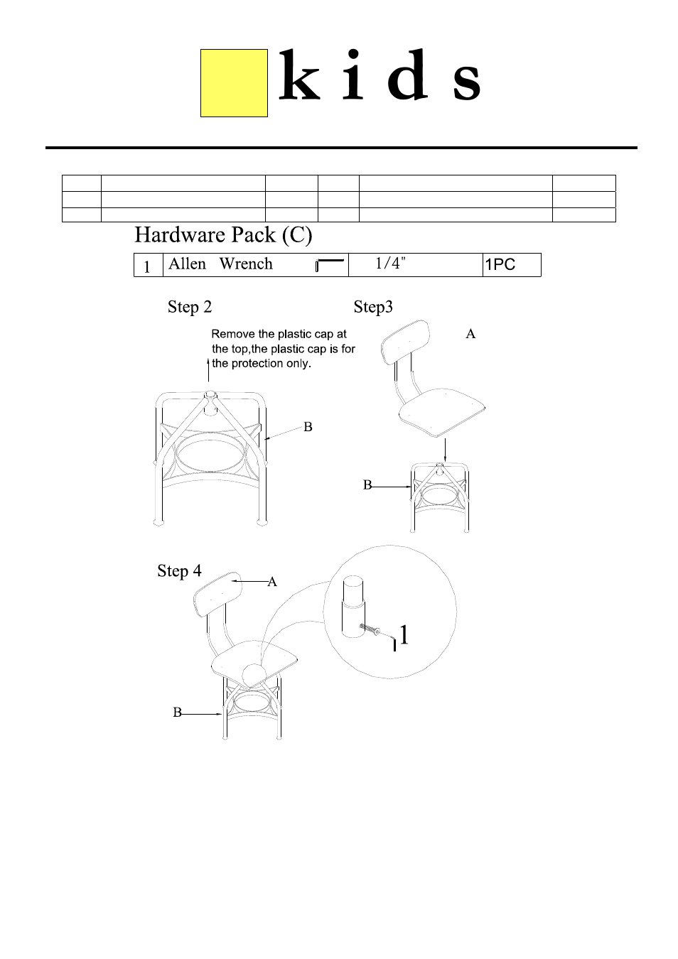 Legacy Classic Furniture Desk Chair 2961-640_KD User Manual | 1 page