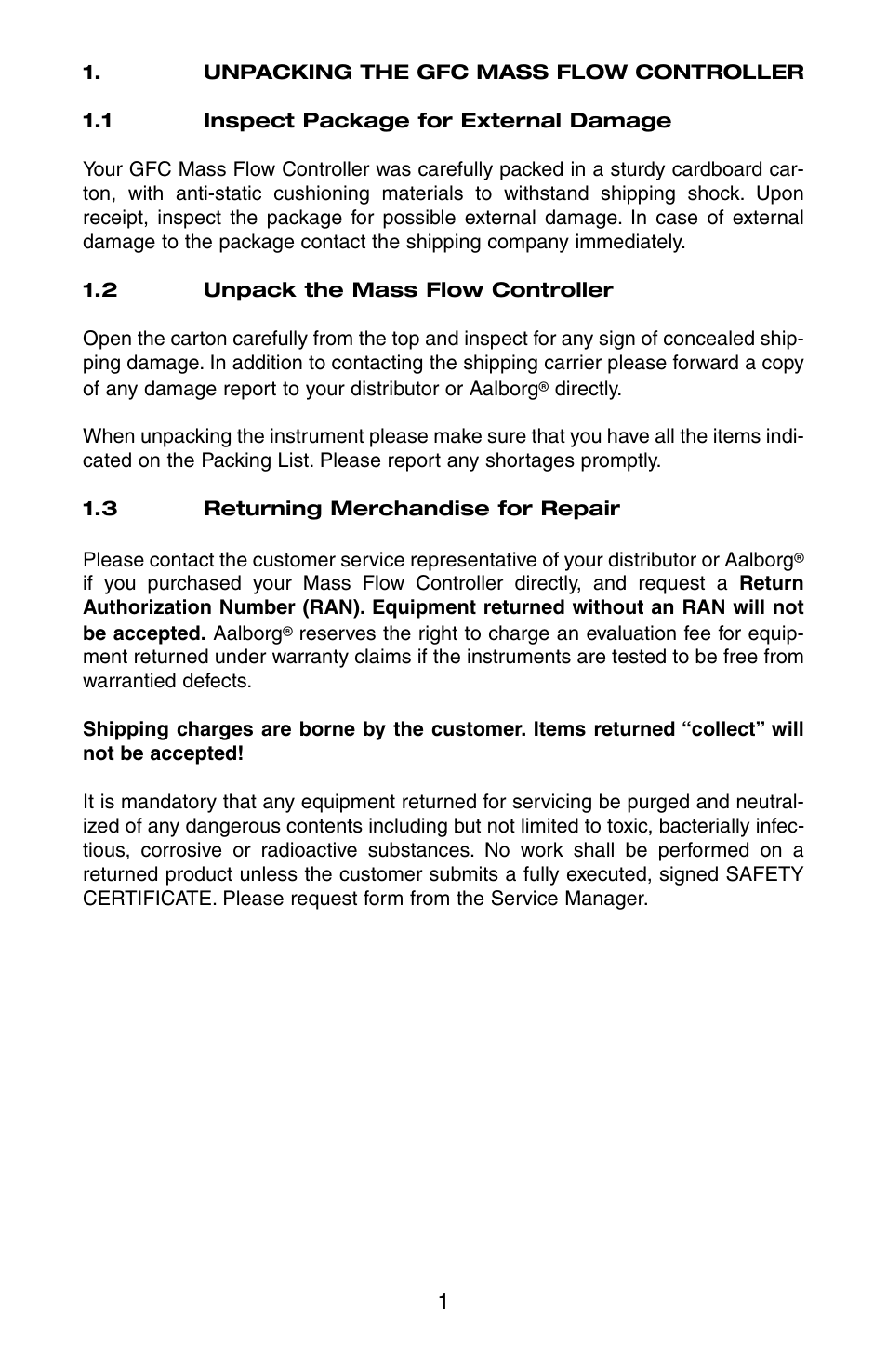 Aalborg GFC User Manual | Page 5 / 40