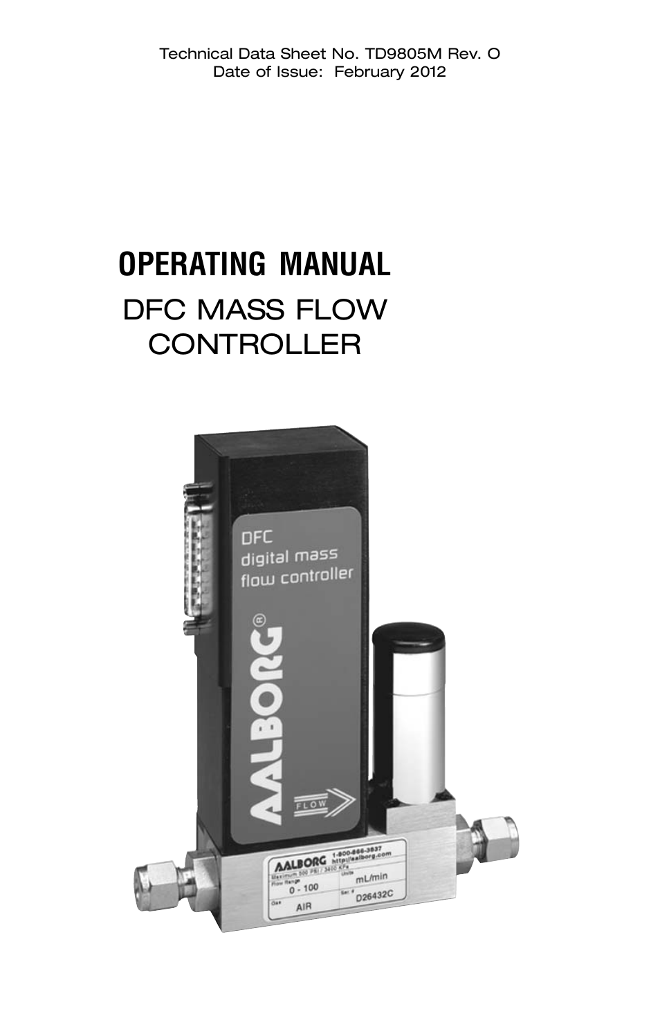 Aalborg DFC Digital User Manual | 44 pages