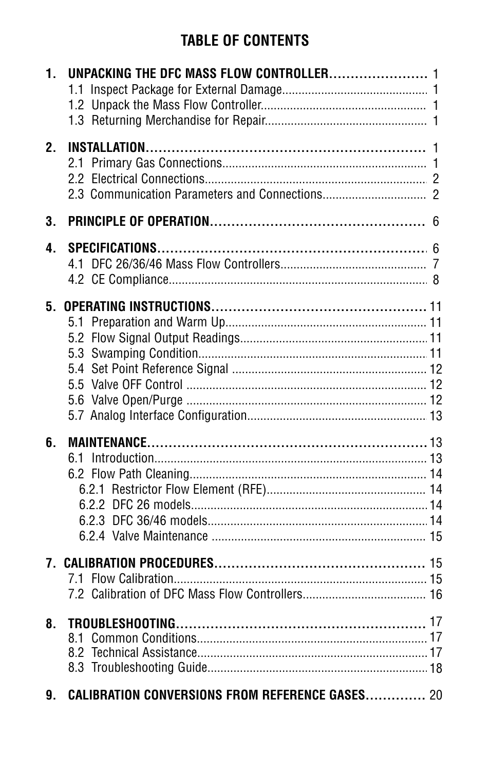 Aalborg DFC Digital User Manual | Page 2 / 44