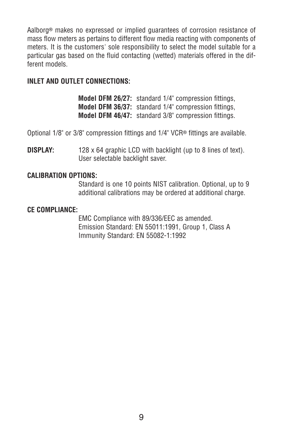 Aalborg DFM Digital User Manual | Page 13 / 68
