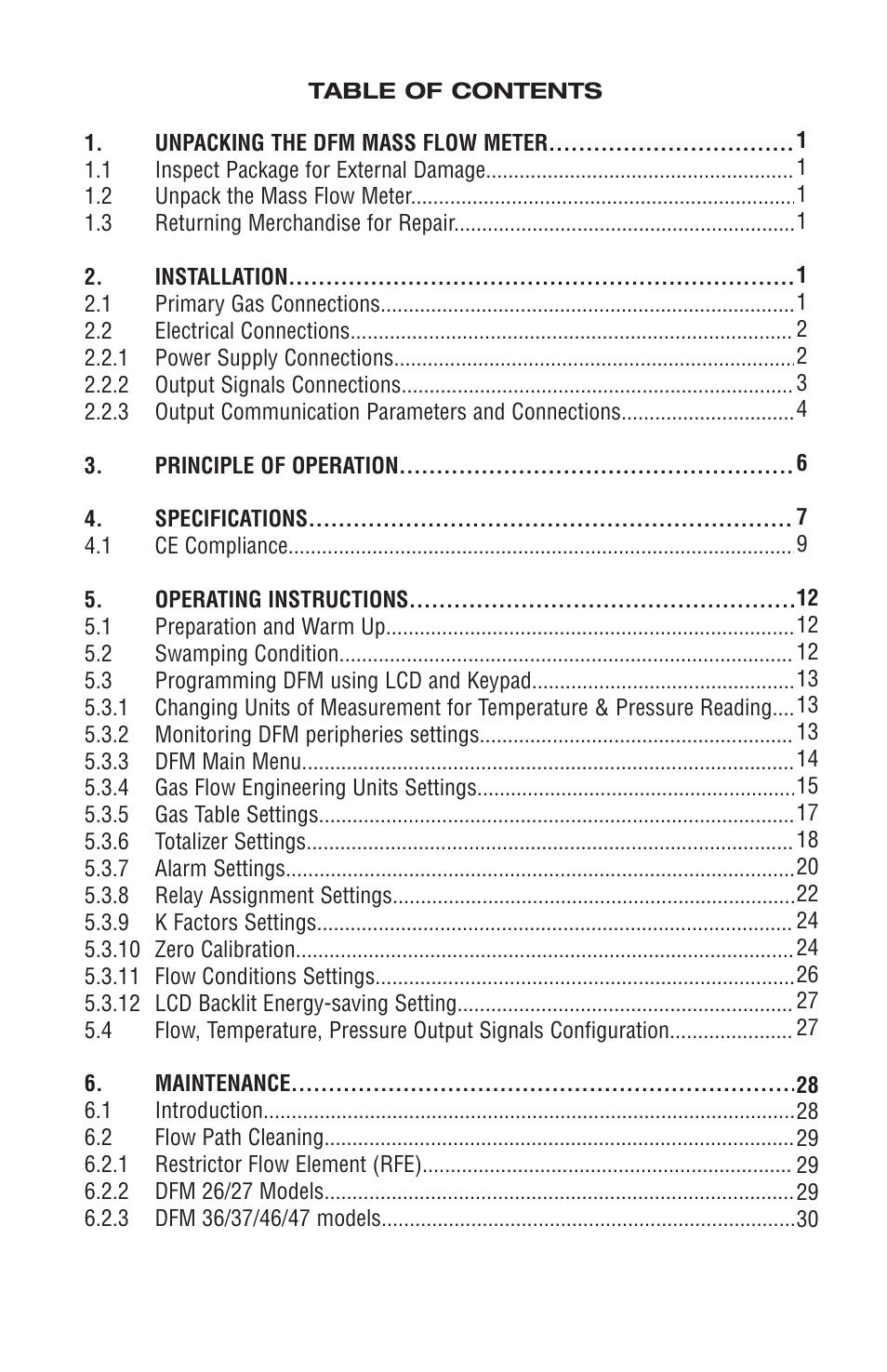 Aalborg DFM Digital User Manual | Page 3 / 68