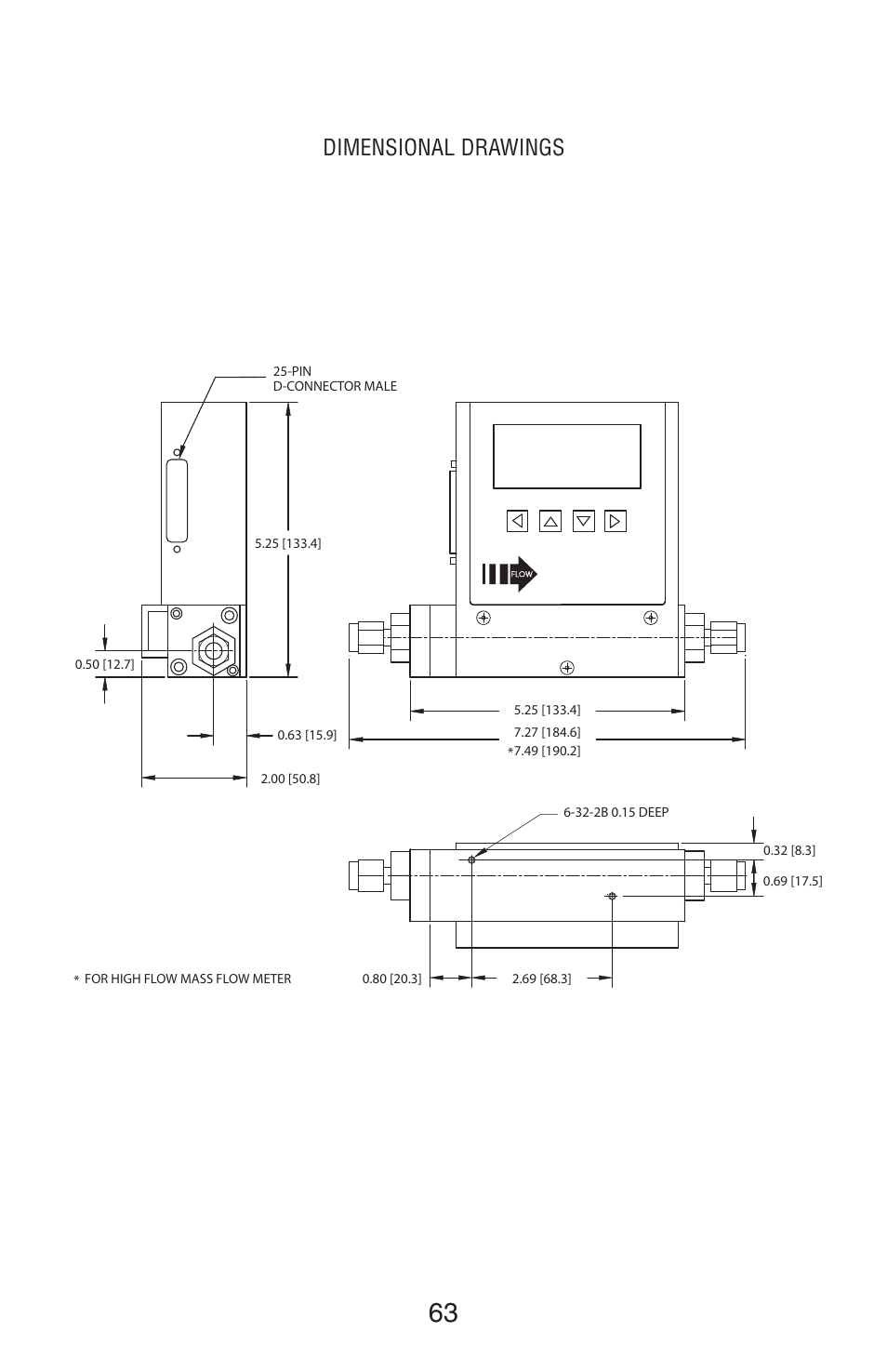 Dimensional drawings | Aalborg DFM Digital User Manual | Page 67 / 68