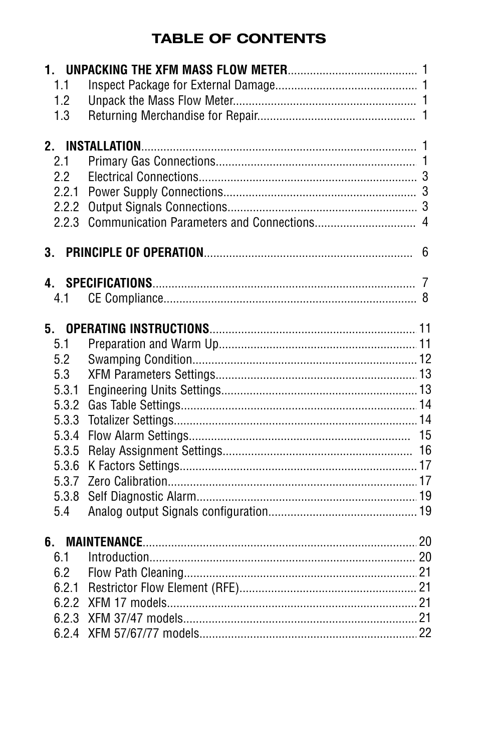 Aalborg XFM Digital User Manual | Page 2 / 56